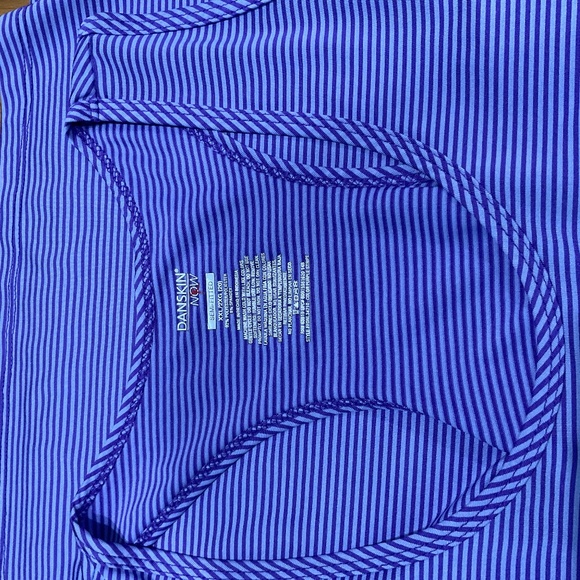 Danskin Now Purple Stripe Racer Back Workout Top, Size XXL, NWOT - Picture 3 of 3